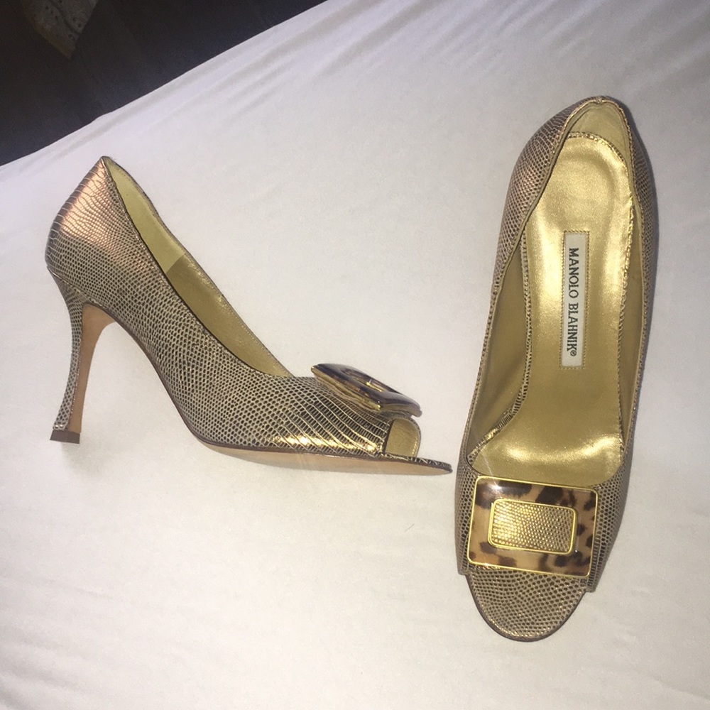 Manolo snake skin